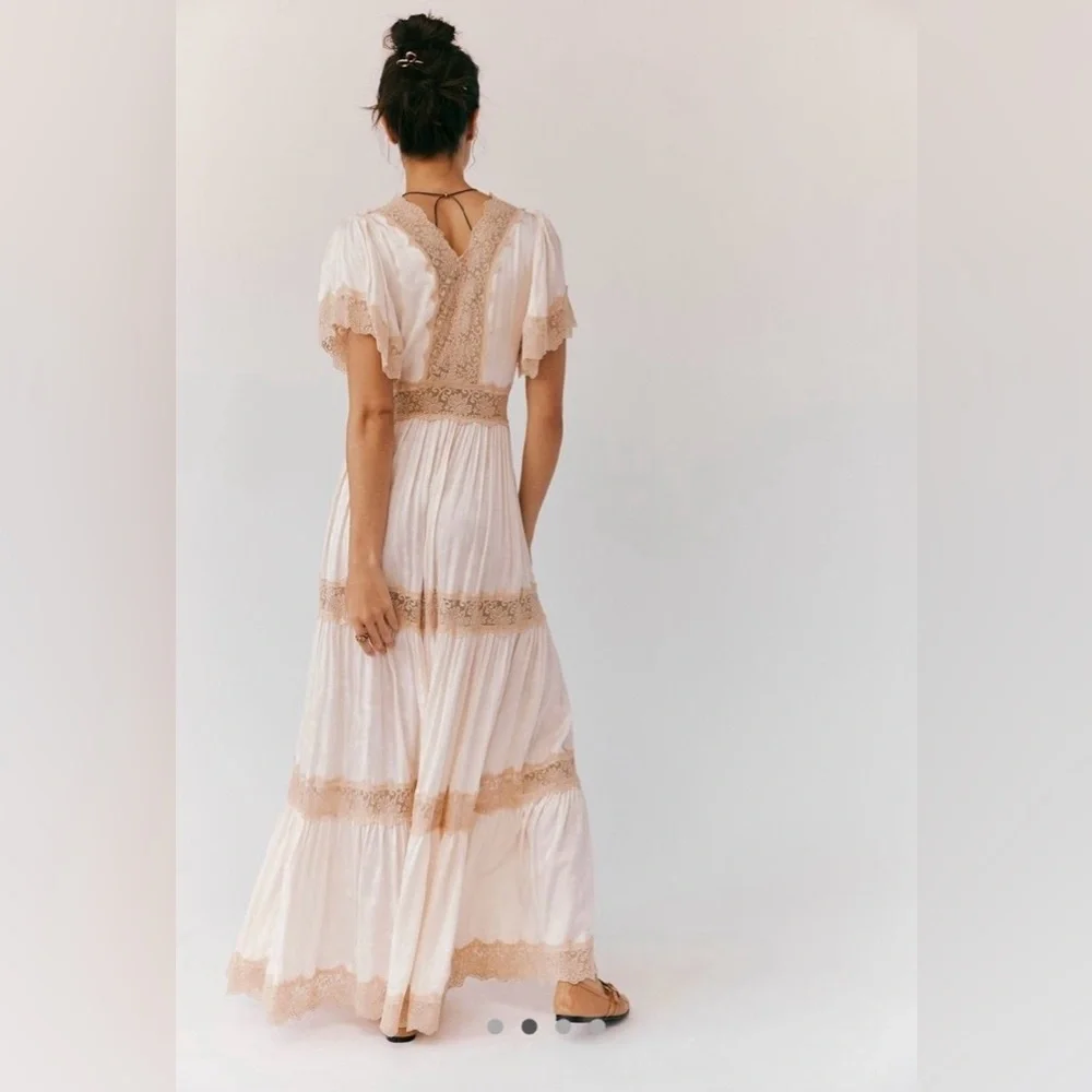 SPELL Ocean Gown in Ivory, NWT, Size XS - Picture 2 of 4